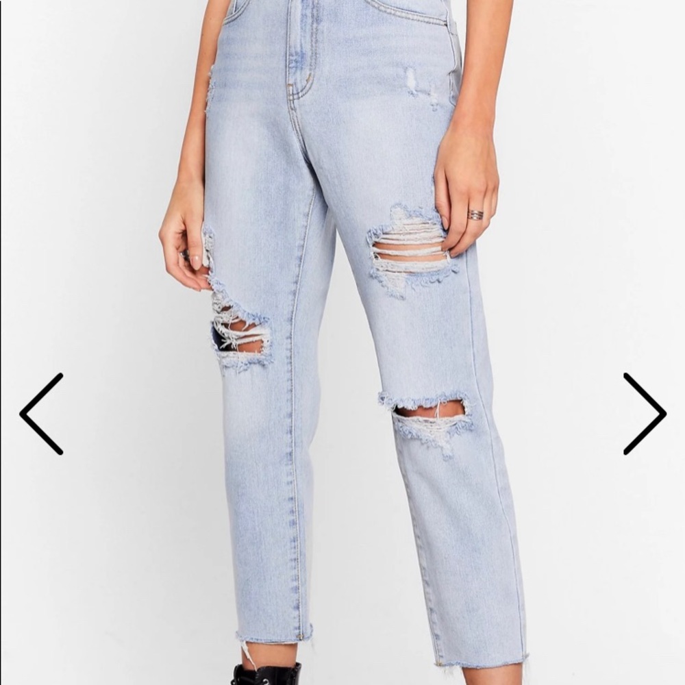 Nasty Gal Ripped Jeans